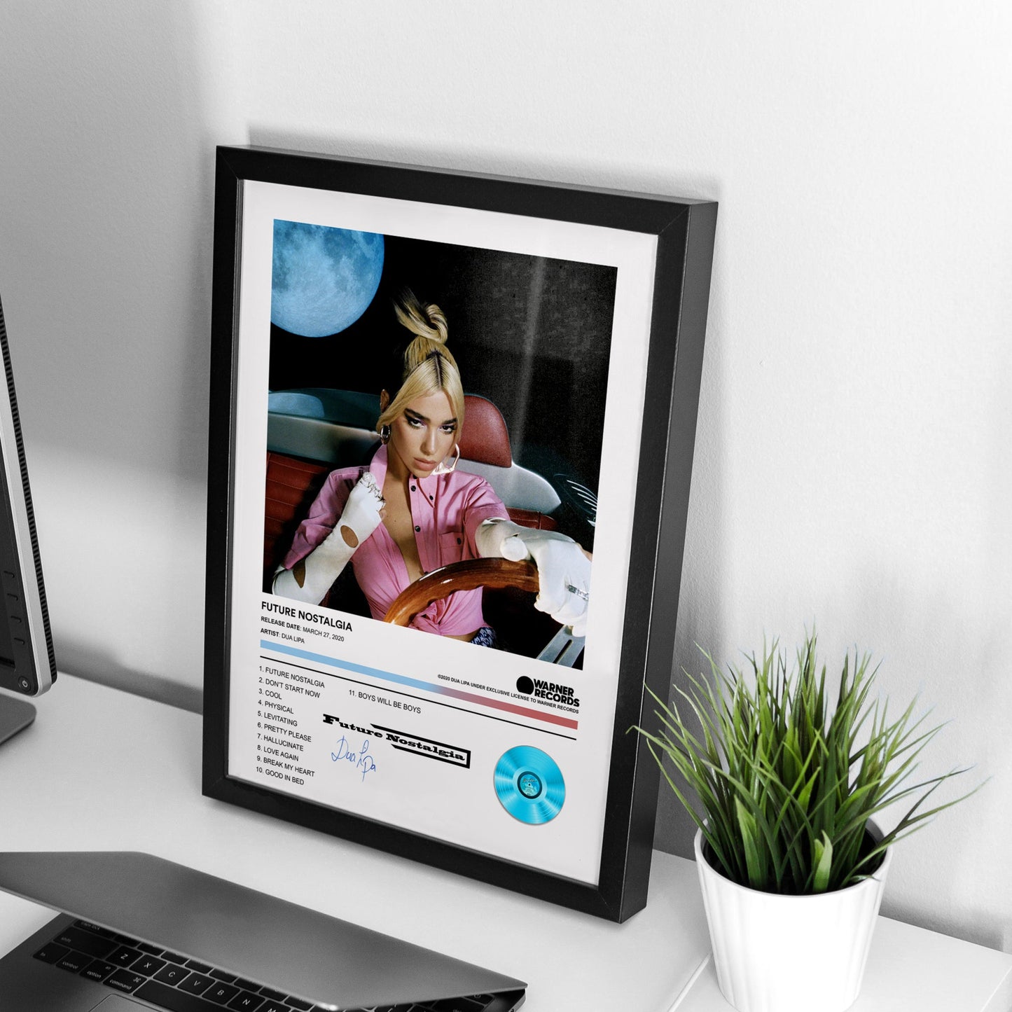 Dua Lipa Future Nostalgia Album Poster - rsdesignstudio