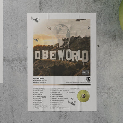 D-Block Europe DBE WORLD Album Poster