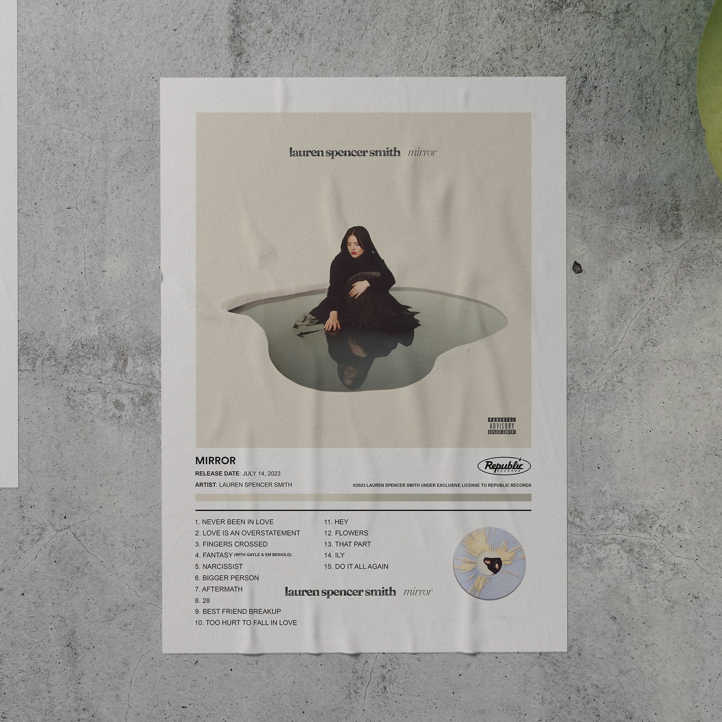Lauren Spencer Smith MIRROR Album Poster
