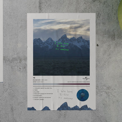 Kanye West YE Album Poster