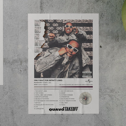 Quavo & Takeoff ONLY BUILT FOR INFINITY LINKS Album Poster