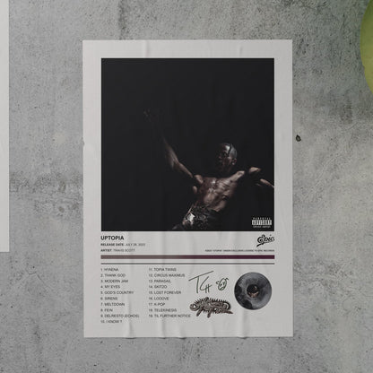 Travis Scott UTOPIA Album Poster