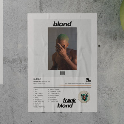 Frank Ocean BLONDE Album Poster