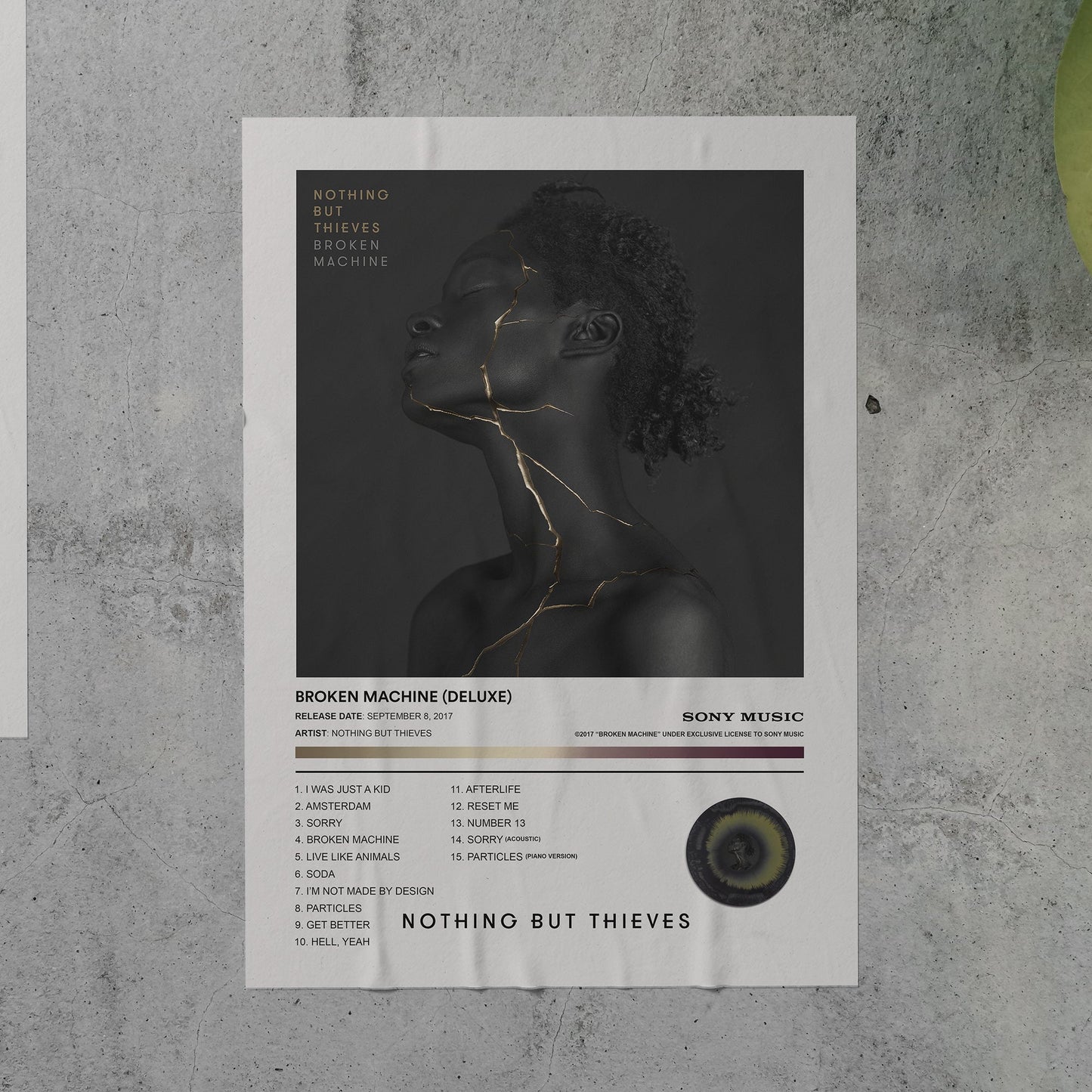 Nothing But Thieves BROKEN MACHINE Album Poster