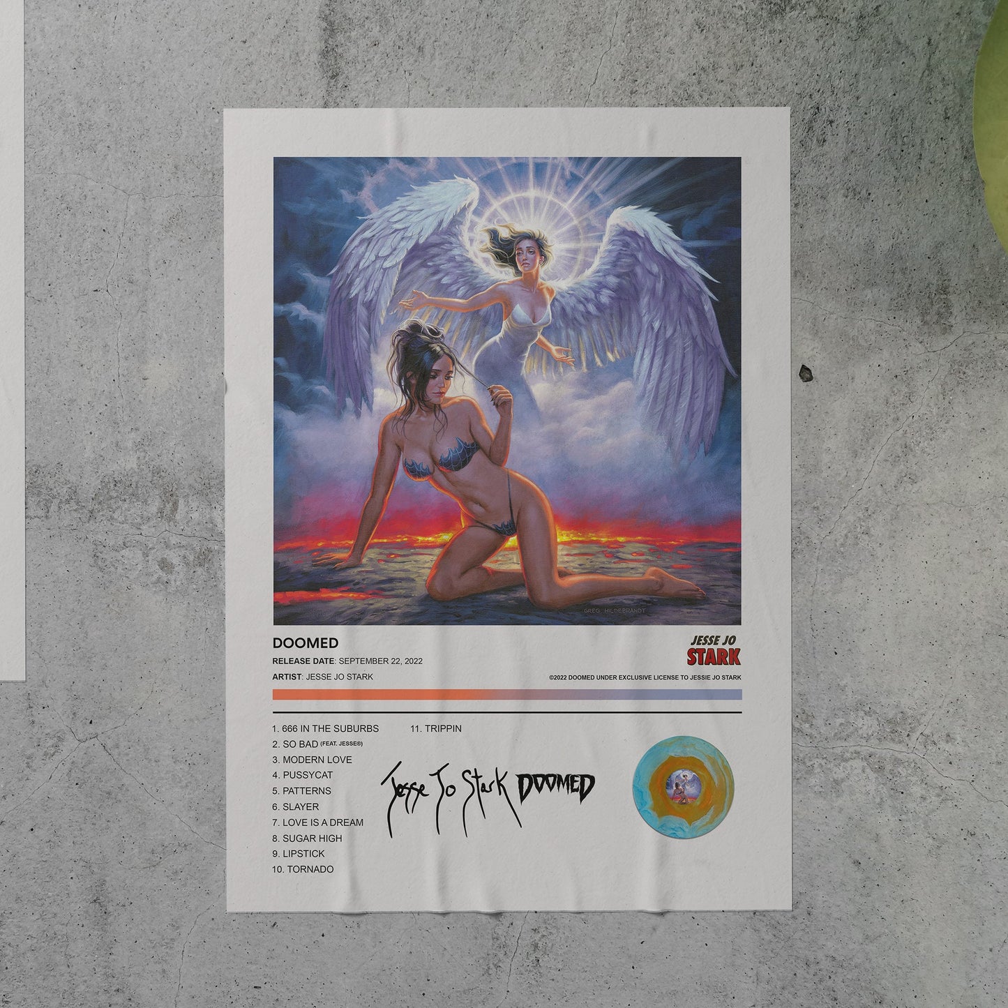 Jesse Jo Stark DOOMED Album Poster