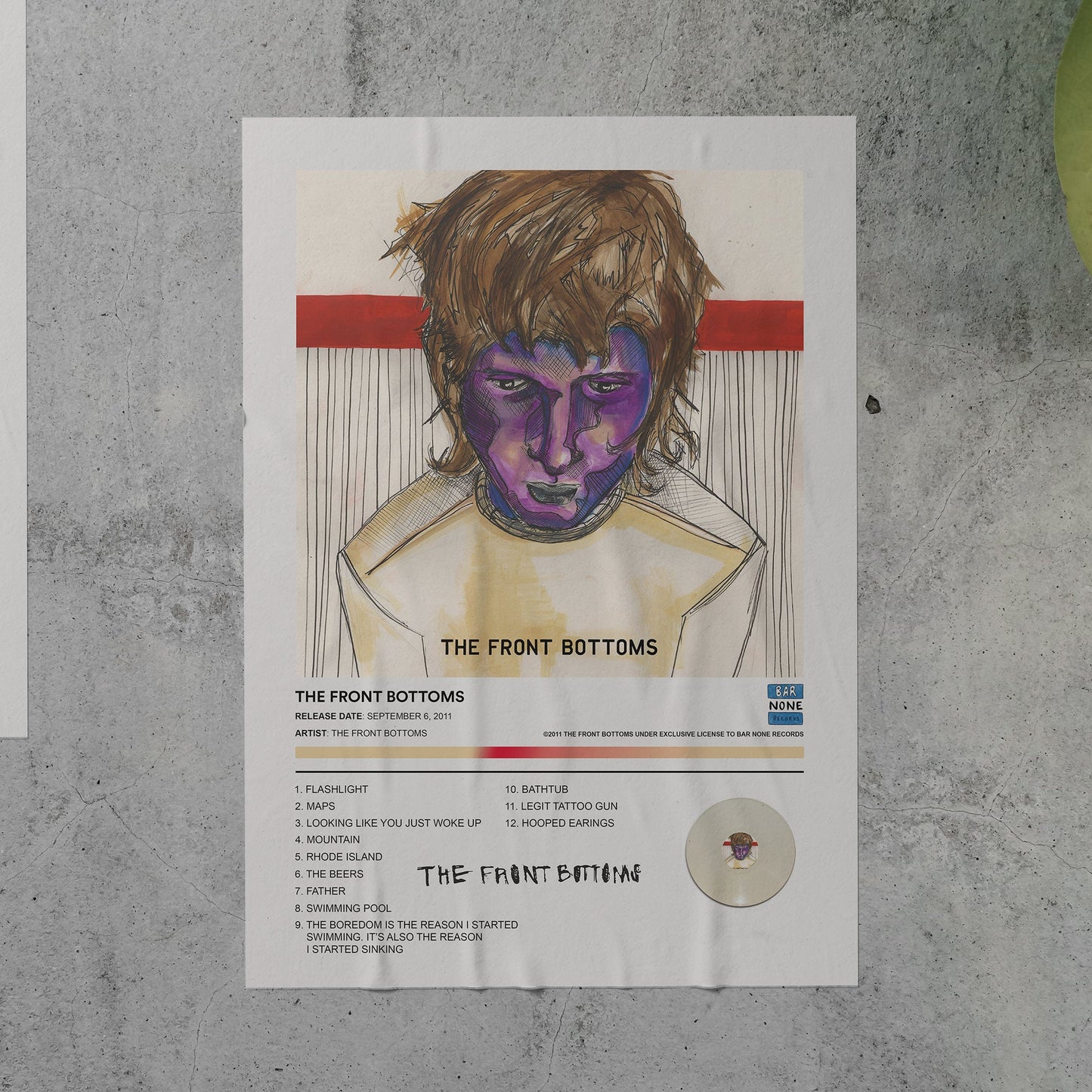 The Front Bottoms (THE FRONT BOTTOMS) Album Poster