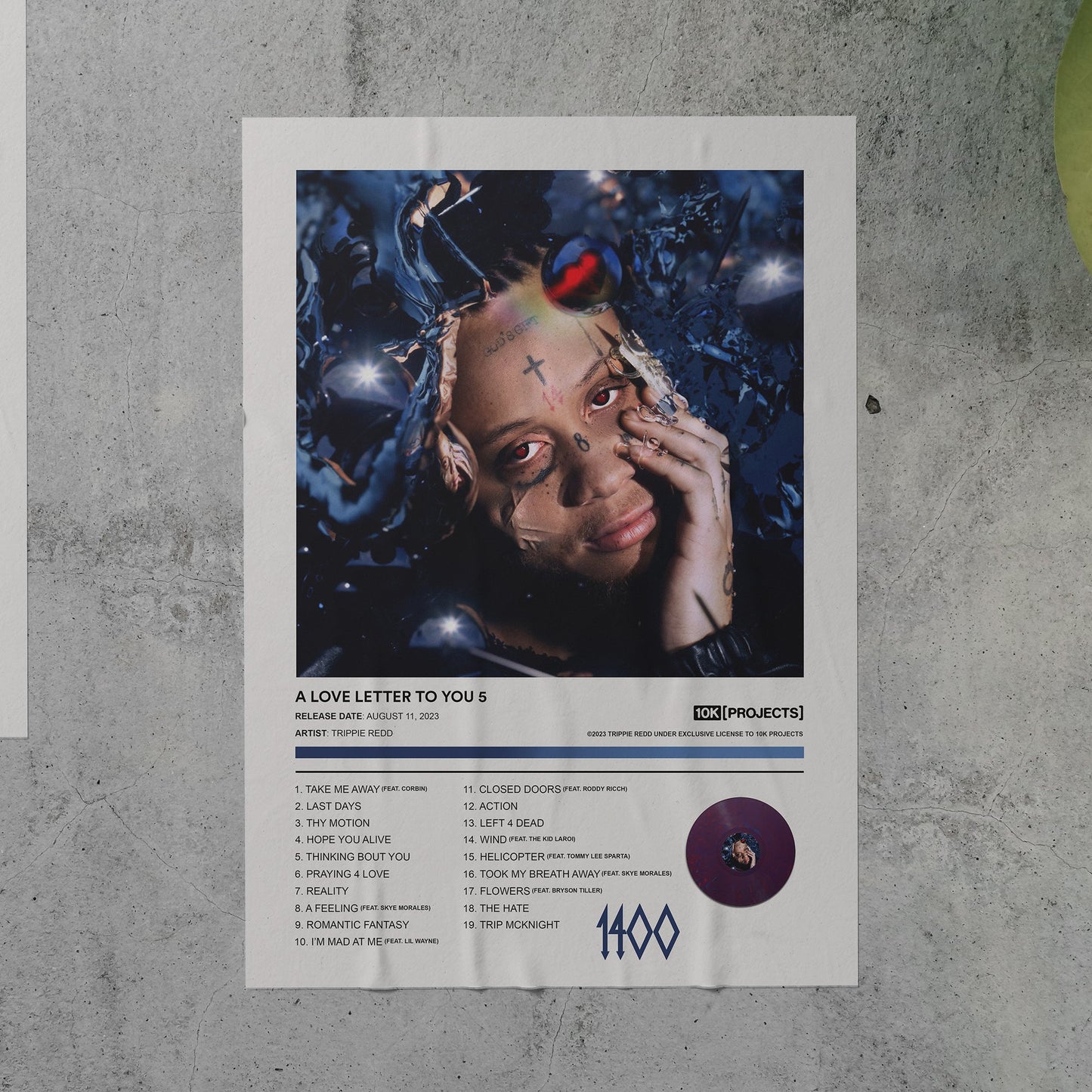 Trippie Redd A LOVE LETTER TO YOU 5 Album Poster