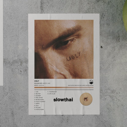 Slowthai UGLY Album Poster