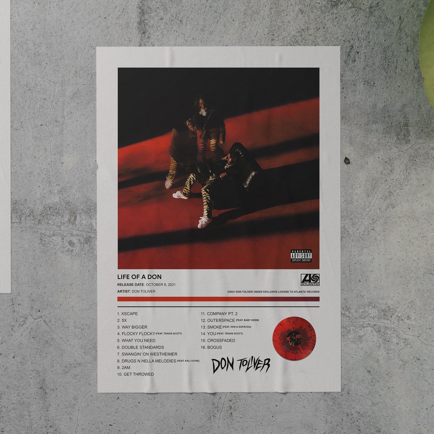 Don Toliver LIFE OF A DON Album Poster