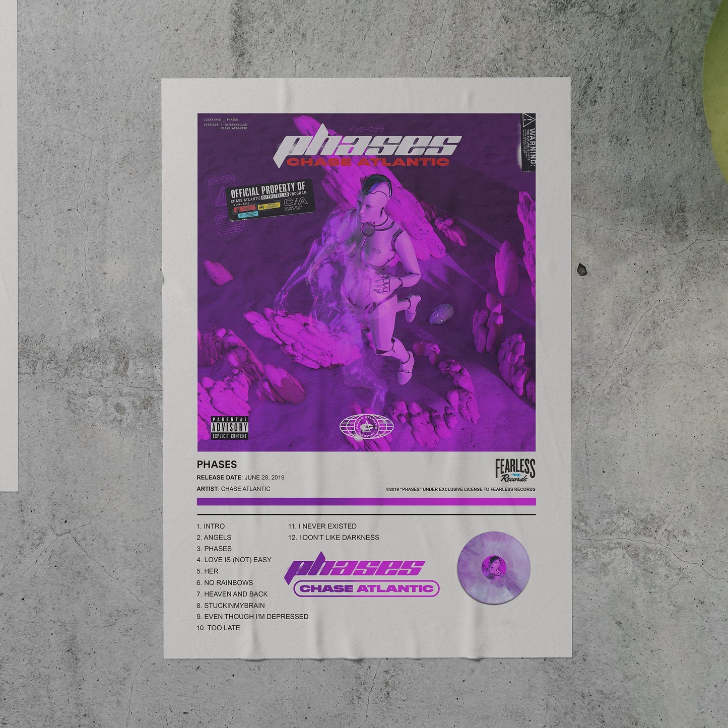 Chase Atlantic PHASES Album Poster