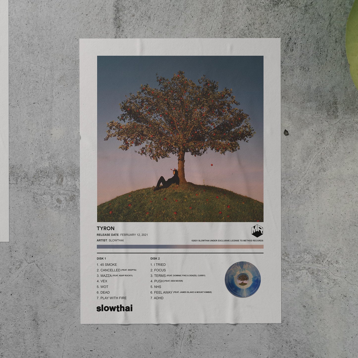 Slowthai TYRON Album Poster