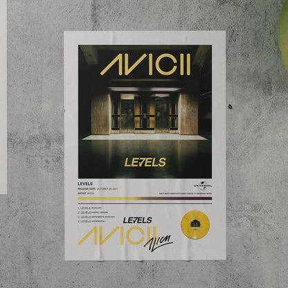 Avicii LEVELS Album Poster