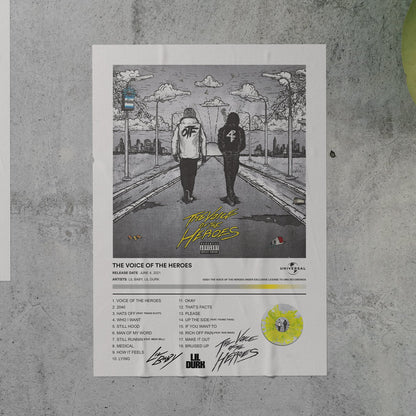 Lil Baby & Lil Durk THE VOICE OF THE HEROES Album Poster