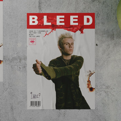 The Kid LAROI THE FIRST TIME (BLEED) Poster