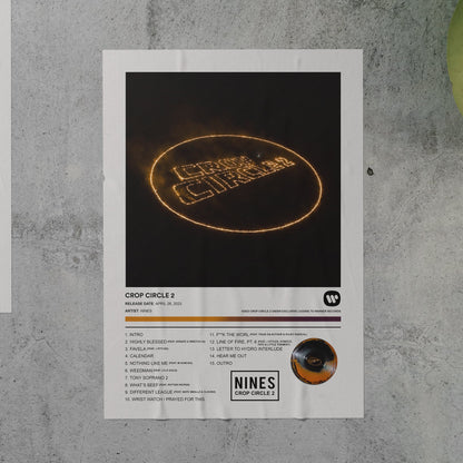 NINES CROP CIRCLE 2 Album Poster