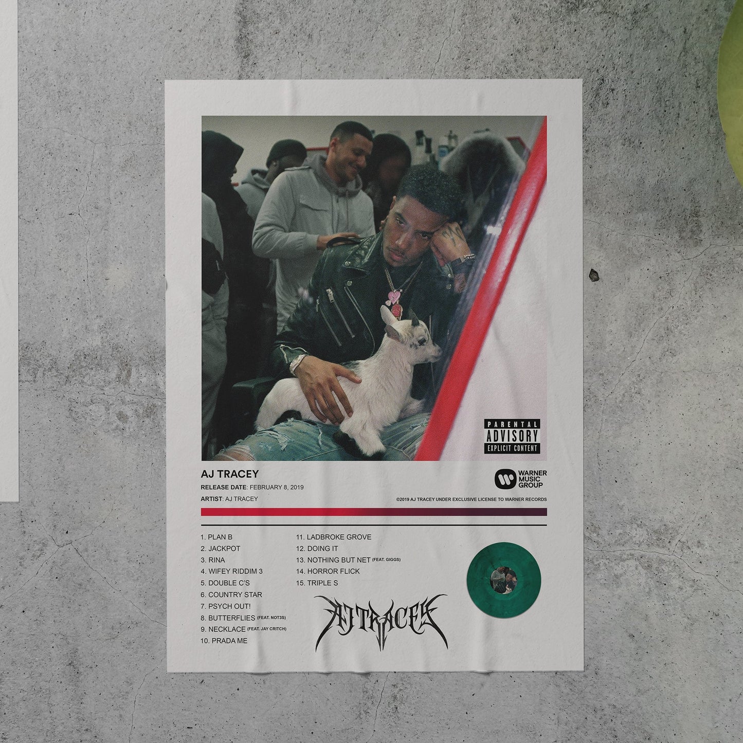 AJ Tracey (AJ TRACEY) Album Poster