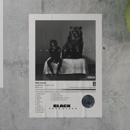 6LACK FREE 6LACK Album Poster