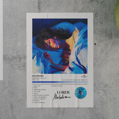 Lorde MELODRAMA Album Poster