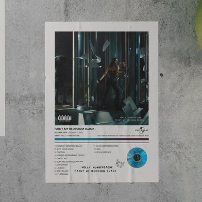 Holly Humberstone PAINT MY BEDROOM BLACK Album Poster