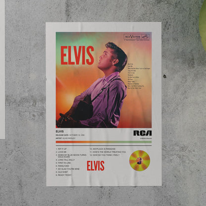 Elvis Presley ELVIS Album Poster