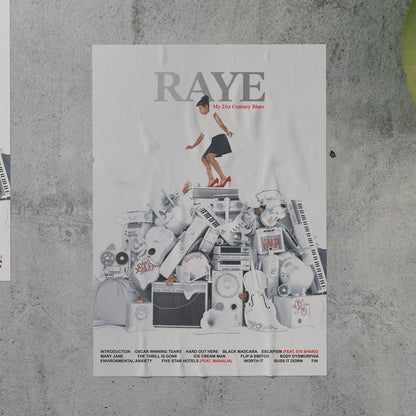Raye MY 21ST CENTURY BLUES Tracklist Poster