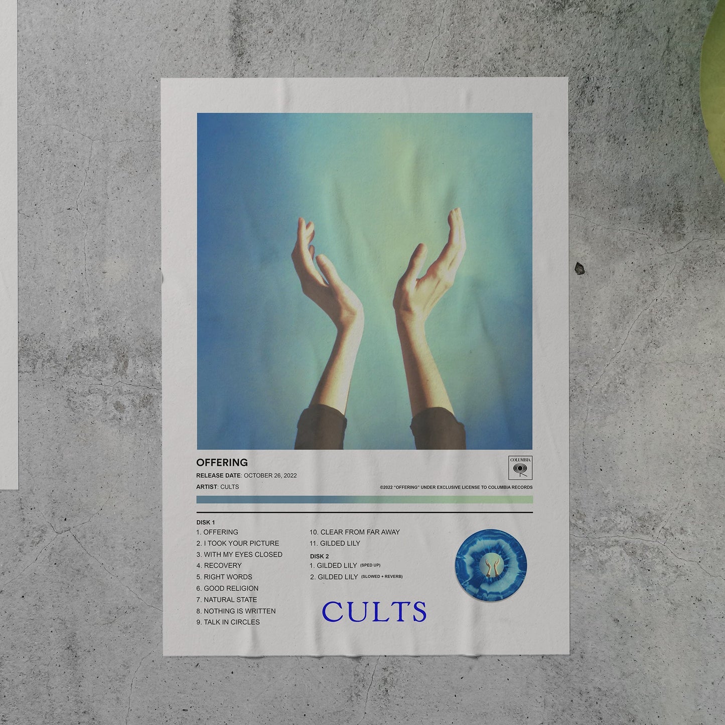 Cults OFFERING Album Poster