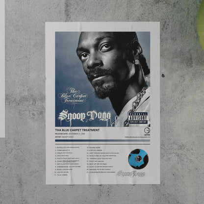 Snoop Dogg THA BLUE CARPET TREATMENT Album Poster