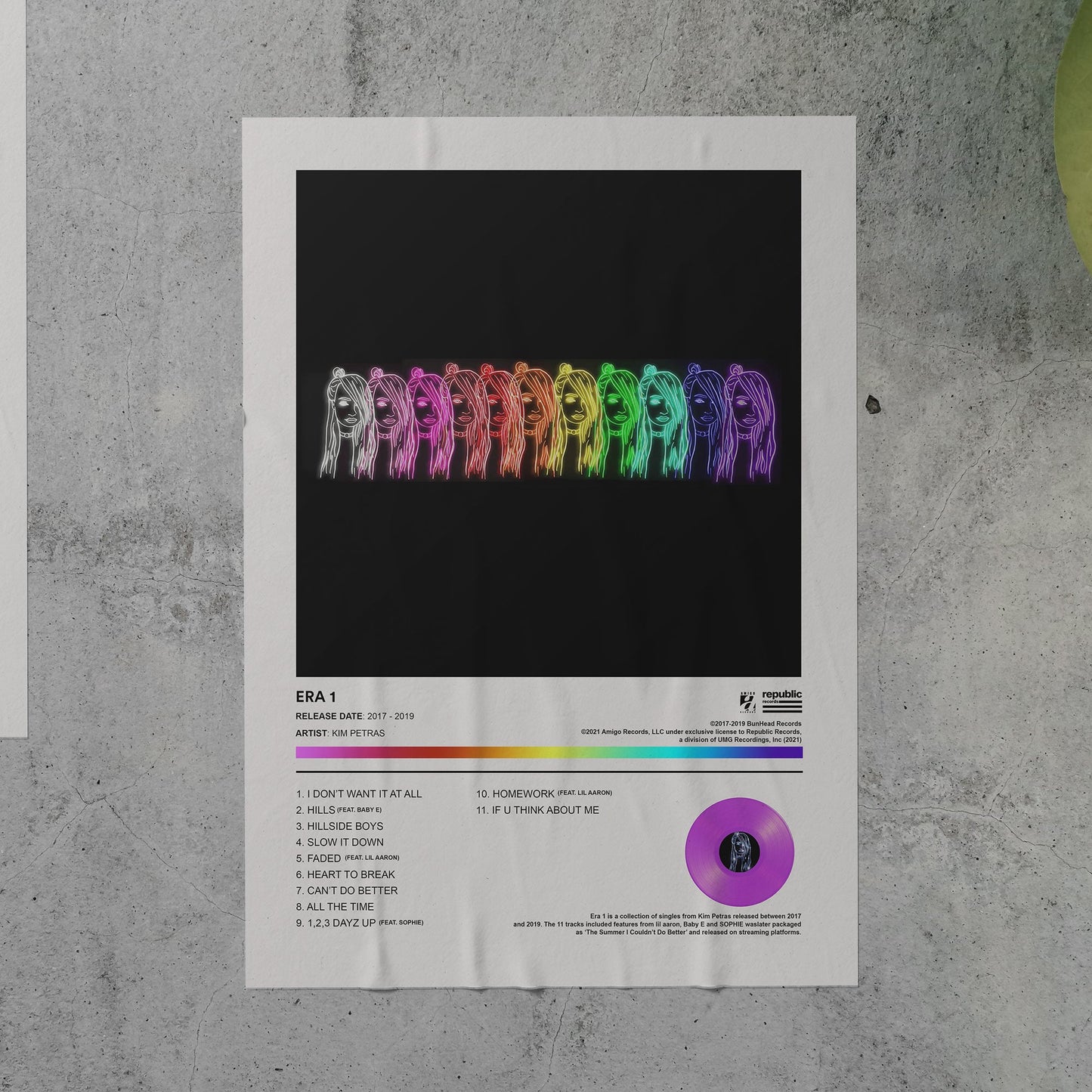 Kim Petras ERA 1 Album Poster