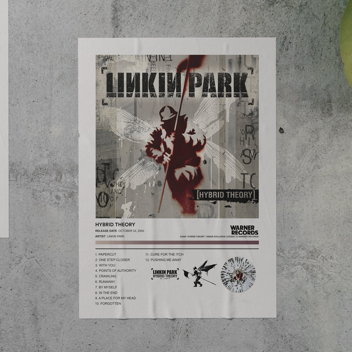 Linkin Park HYBRID THEORY Album Poster