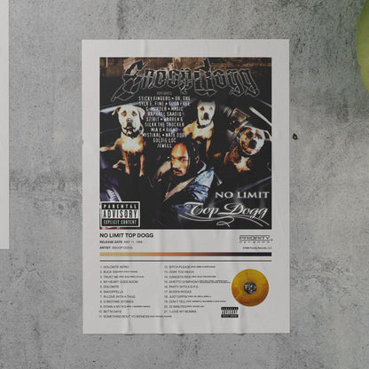 Snoop Dogg NO LIMIT TOP DOGG Album Poster