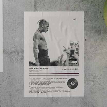 XXXTENTACION LOOK AT ME Album Poster