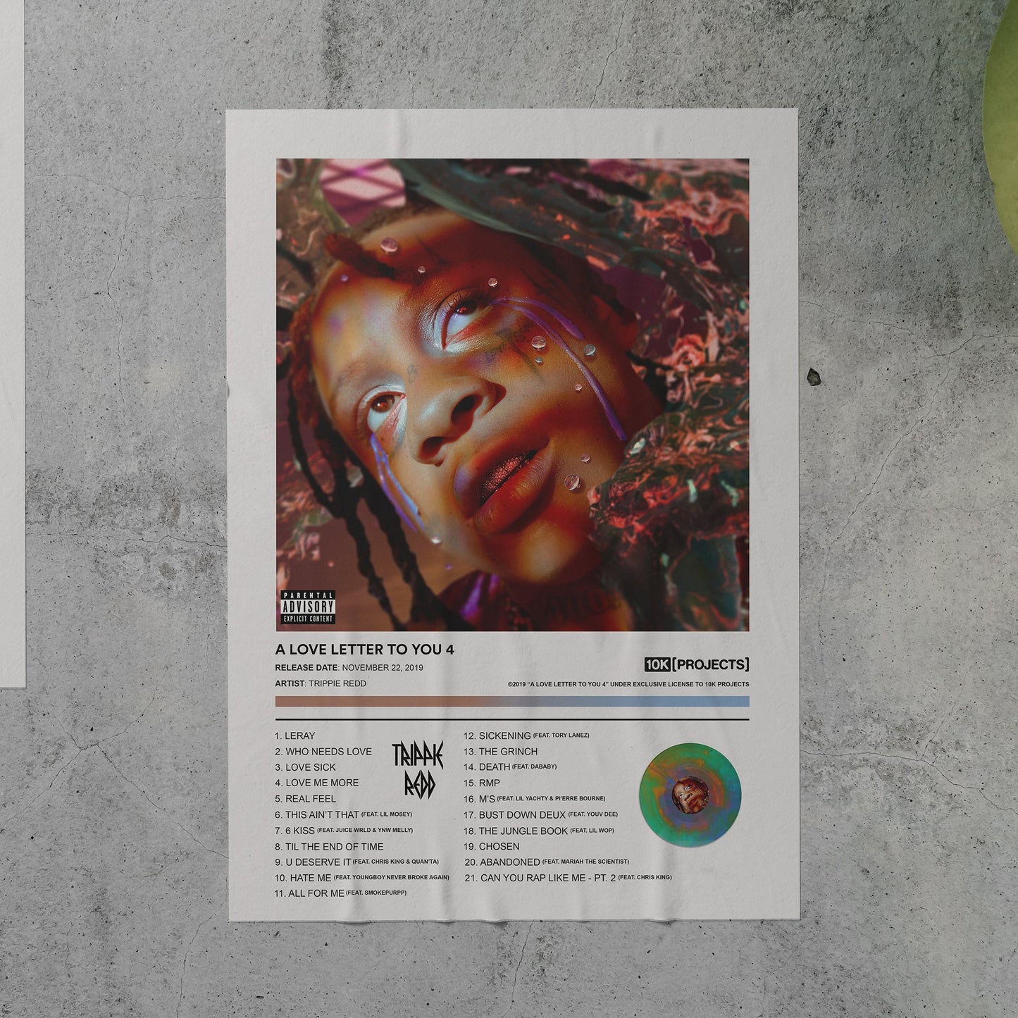 Trippie Redd A LOVE LETTER TO YOU 4 Album Poster
