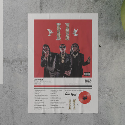 Migos CULTURE II Album Poster