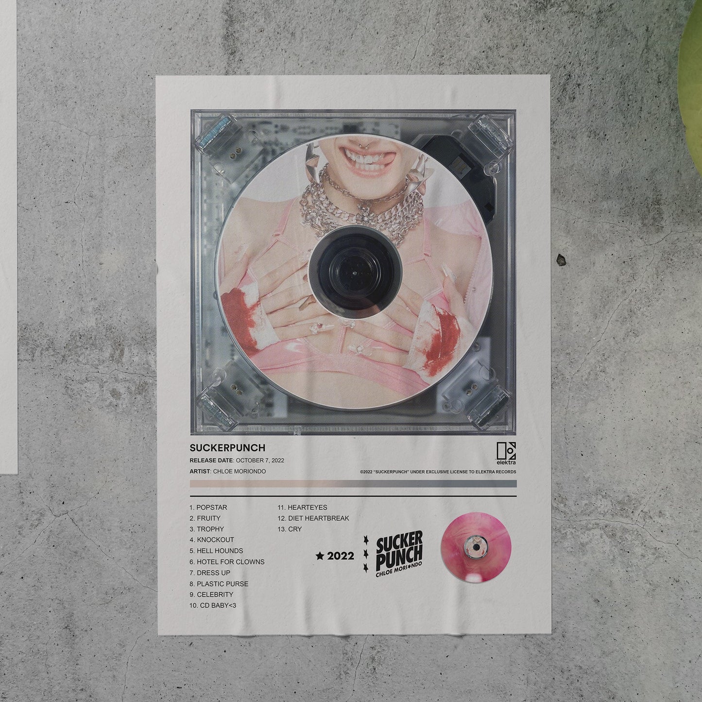 Chloe Moriondo SUCKERPUNCH Album Poster