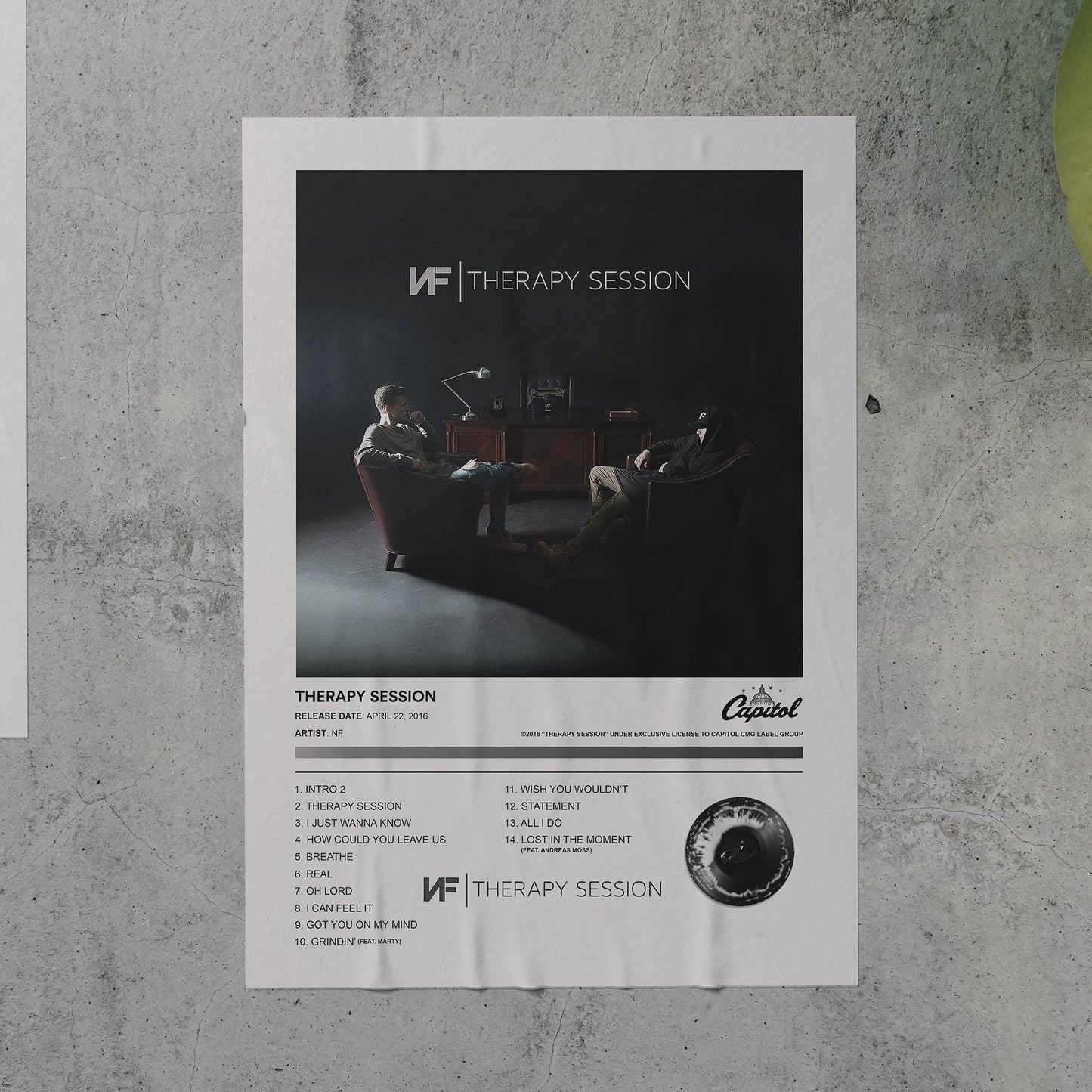 NF THERAPY SESSION Album Poster