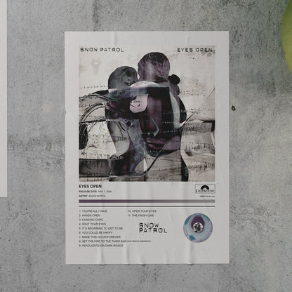 Snow Patrol EYES OPEN Album Poster