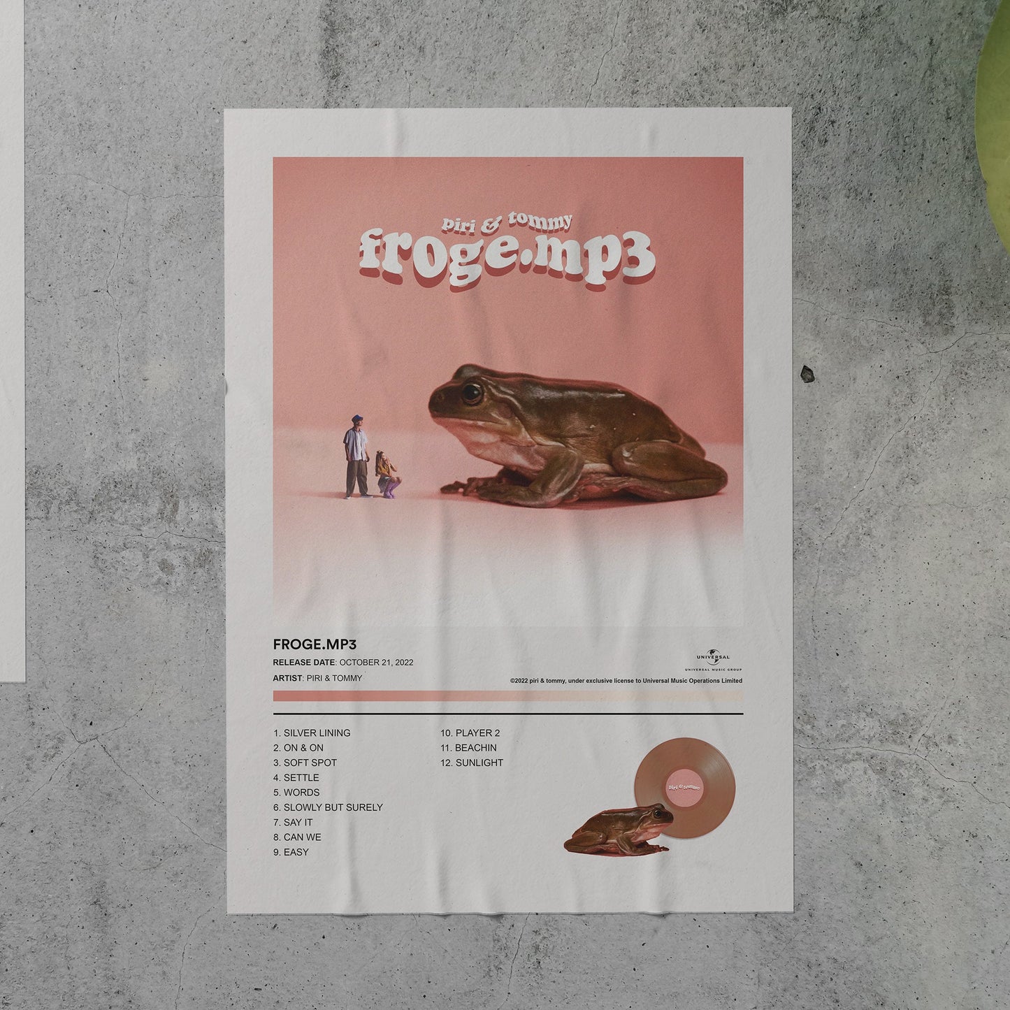 Piri & Tommy FROGE.MP3 Album Poster