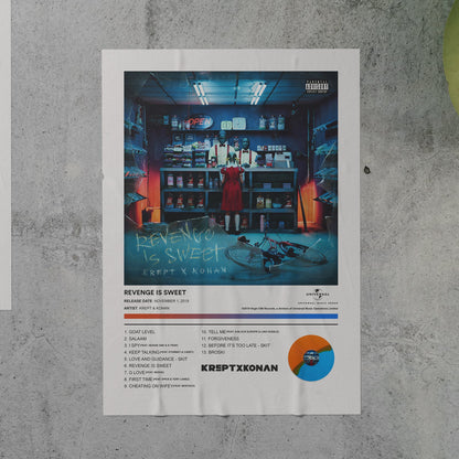 Krept & Konan REVENGE IS SWEET Album Poster