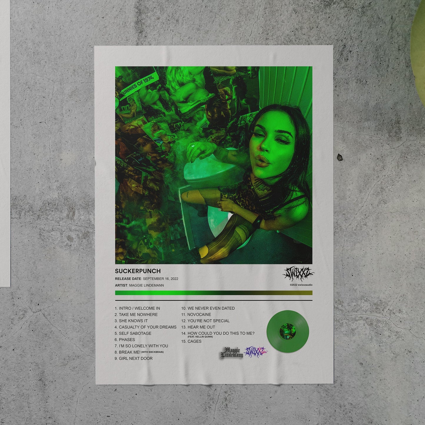 Maggie Lindemann SUCKERPUNCH Album Poster