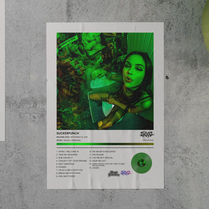 Maggie Lindemann SUCKERPUNCH Album Poster