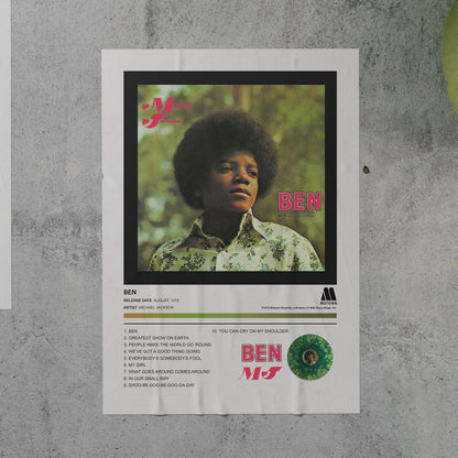 Michael Jackson BEN Album Poster