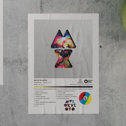 Coldplay MYLO XYLOTO Album Poster