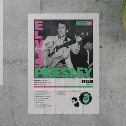 Elvis Presley ELVIS PRESLEY Album Poster