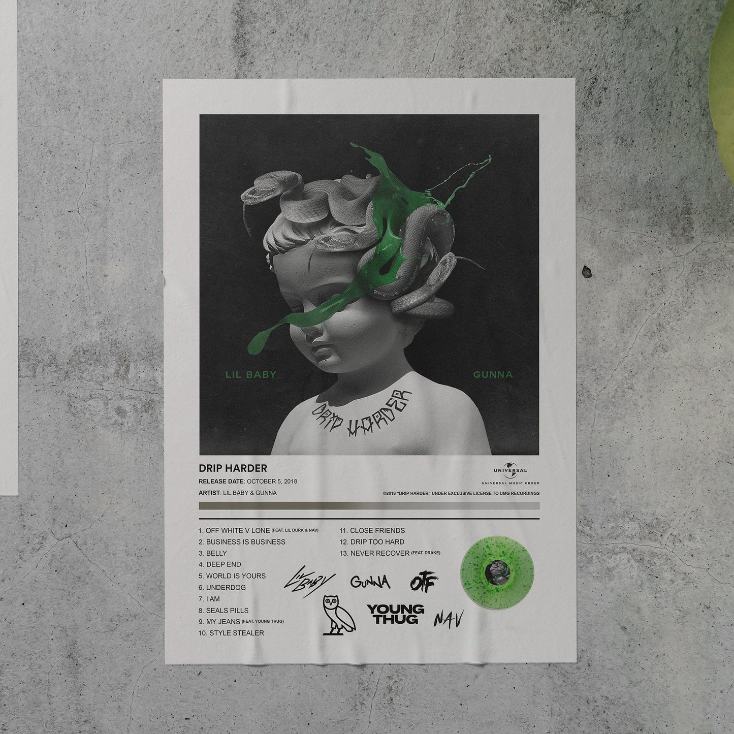 Lil Baby & Gunna DRIP HARDER Album Poster