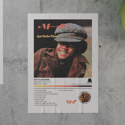 Michael Jackson GOT TO BE THERE Album Poster