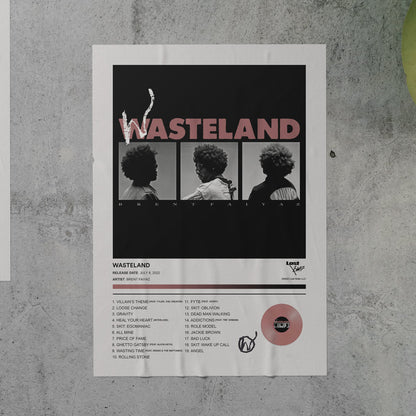 Brent Faiyaz WASTELAND Album Poster