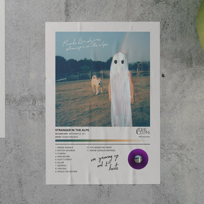 Phoebe Bridgers STRANGER IN THE ALPS Album Poster