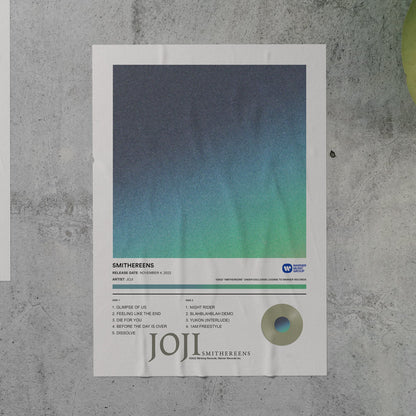 Joji SMITHEREENS Album Poster