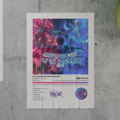 Iann Dior NOTHINGS EVER GOOD ENOUGH Album Poster