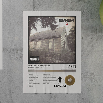 Eminem THE MARSHALL MATHERS LP 2 Album Poster